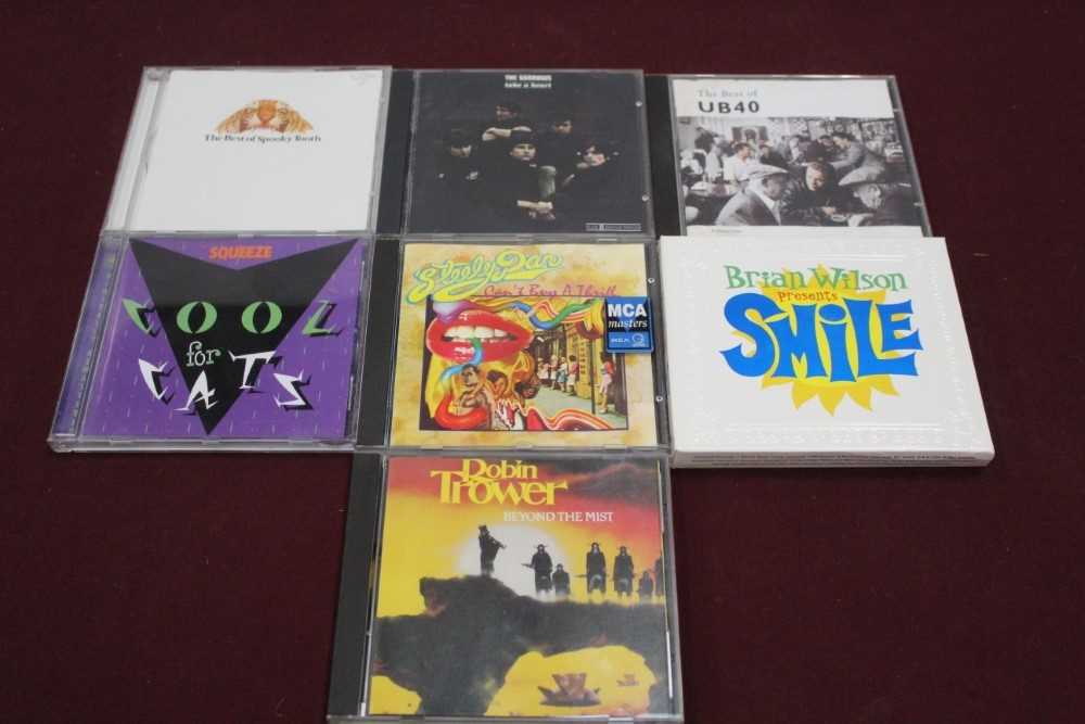 Lot 2244 - Two boxes of CD's approximately 250 including Yardbirds, Taste, Who, Robin Trower, Muddy Waters, Sorrows and Spooky Tooth, together with an array of compilations - Northern Soul, Mowtown etc