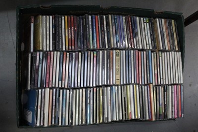 Lot 2244 - Two boxes of CD's approximately 250 including Yardbirds, Taste, Who, Robin Trower, Muddy Waters, Sorrows and Spooky Tooth, together with an array of compilations - Northern Soul, Mowtown etc