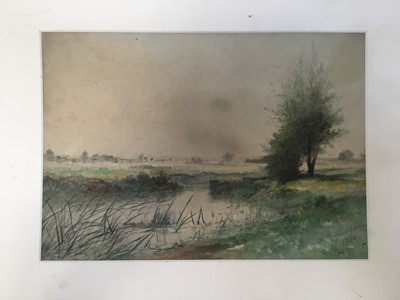 Lot 268 - Three early 20th century watercolours - landscapes, one signed and dated 1905