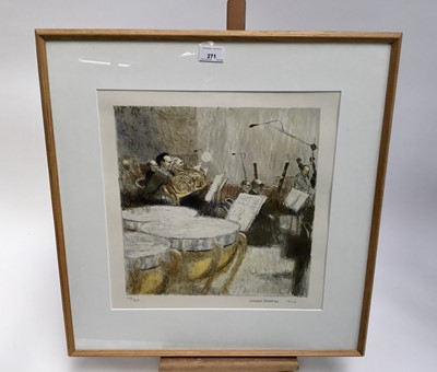 Lot 271 - Bernard Dunstan (1920-2017) lithograph - 'The Rehearsal', signed in pencil