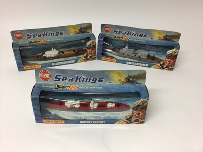 Lot 1968 - Matchbox Sea Kings boxed selection including K302, K303, K309, K305, K303, K306, K307 (Qty)