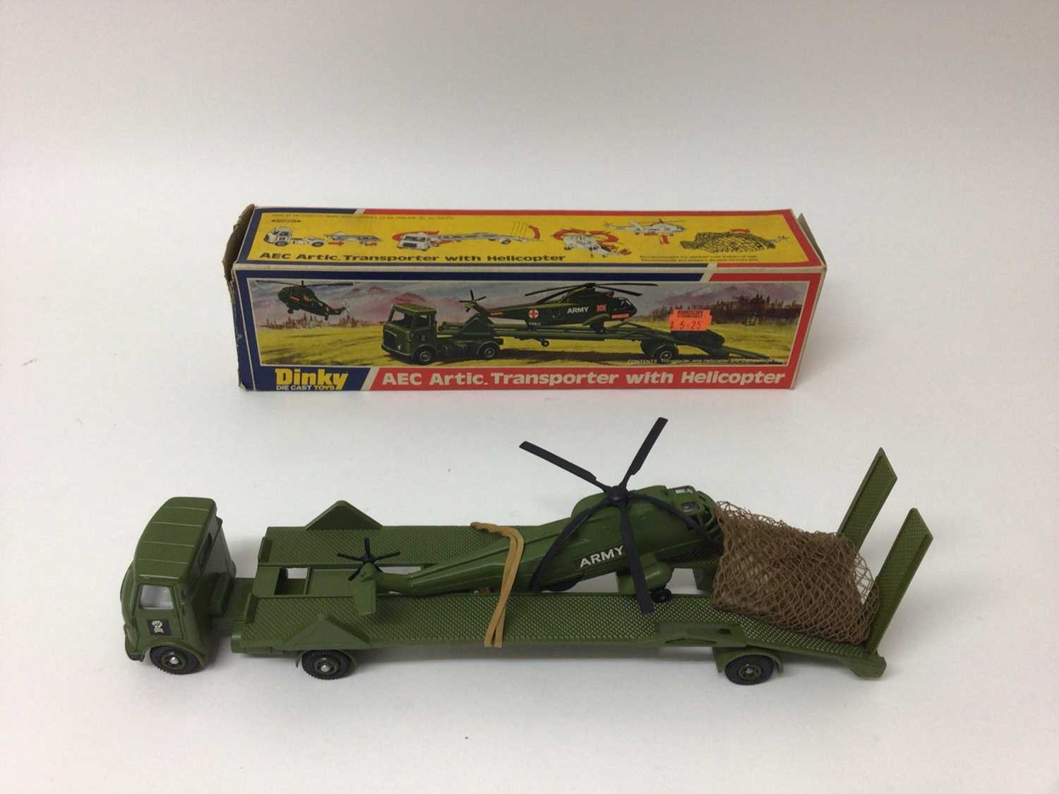 Lot 1970 - Dinky AEC Artic Transporter with helicopter No. 618, boxed