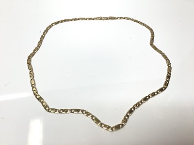 Lot 320 - Continental 14ct gold necklace, stamped 585, 18.3 grams.