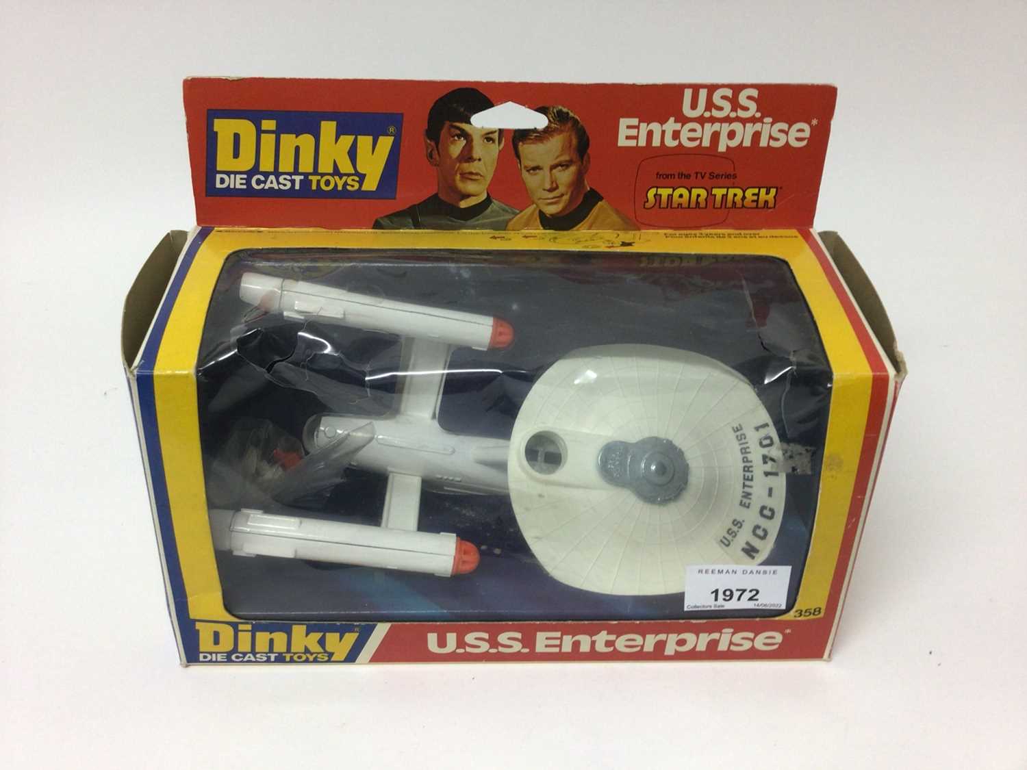 Lot 1972 - Dinky Star Trek VSS Enterprise No. 358 boxed