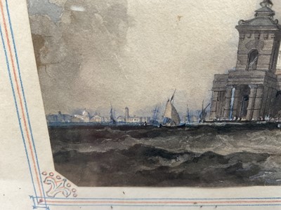 Lot 218 - After Clarkson Stanfield, watercolour- The Dogana, Venice