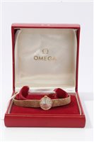 Lot 821 - 1960s ladies' Omega gold (9ct) wristWatches...