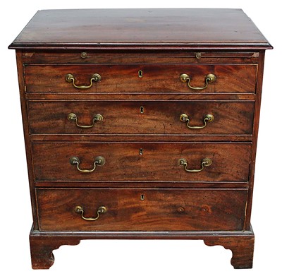 Lot 1331 - George II mahogany dressing chest