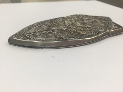 Lot 381 - Victorian miniature silver copy of the Elcho Challenge Shield.