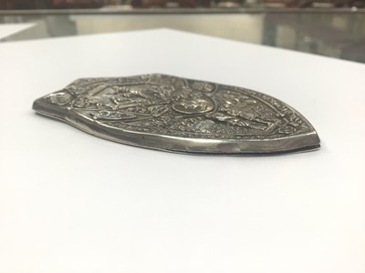 Lot 249 - Victorian miniature silver copy of the Elcho Challenge Shield.