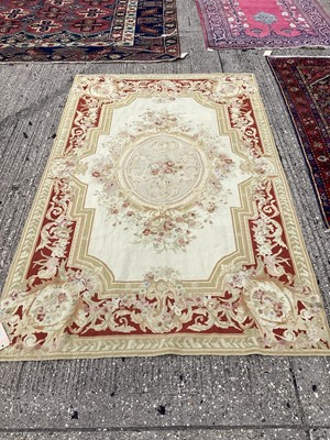 Lot 1299 - French Aubusson style rug