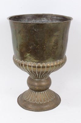 Lot 833 - 19th century Indo Persian brass jardiniere