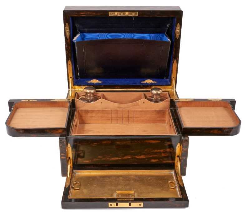 Lot 842 - Fine quality Victorian coromandel vanity box