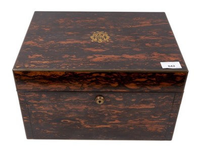 Lot 842 - Fine quality Victorian coromandel vanity box
