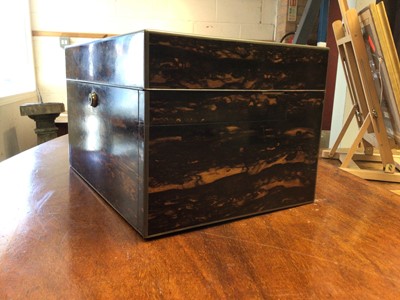 Lot 842 - Fine quality Victorian coromandel vanity box