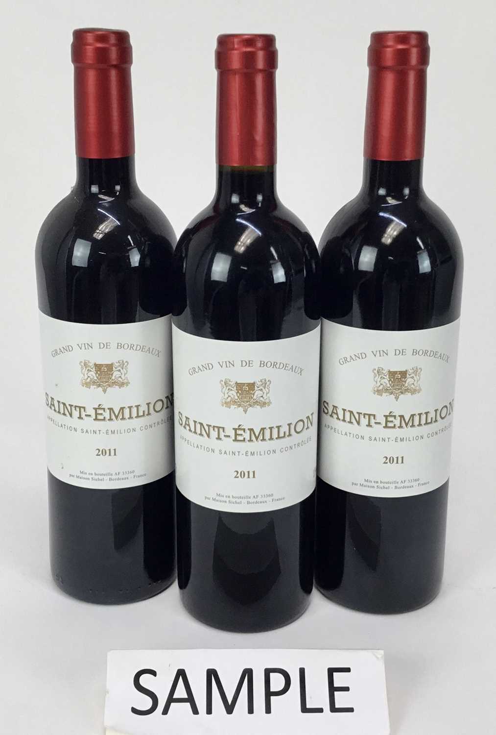 Lot 10 - Wine - twelve bottles, Grand Vin De Bordeaux Saint-Emilion 2011