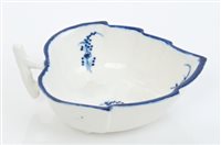 Lot 208 - 18th century Worcester blue and white...