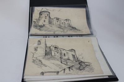 Lot 1045 - Douglas Pittuck (1911-1993) good collection of sketches on paper