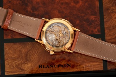 Lot 653 - Blancpain Minute Repeater with original box, booklet and outer box