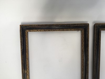 Lot 177 - Pair of 19th century Hogarth picture frames to take works 27cm 37cm