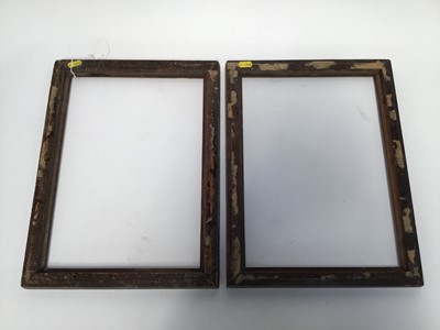 Lot 177 - Pair of 19th century Hogarth picture frames to take works 27cm 37cm