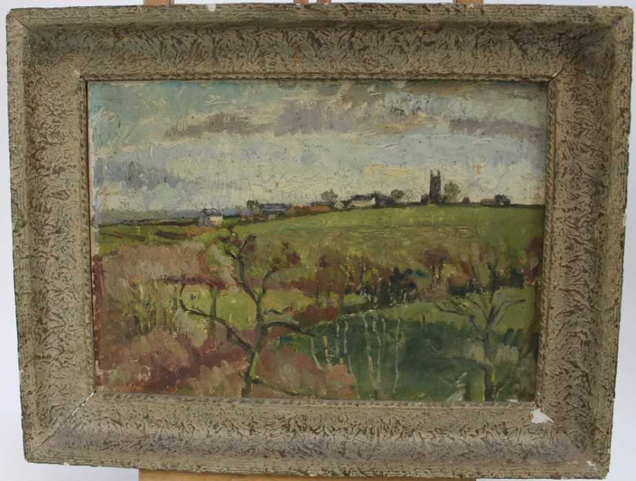 Lot 990 - Richard Rees (1900-1970) oil on board