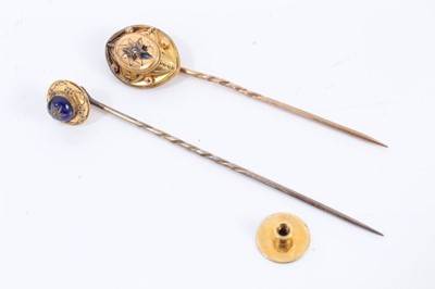 Lot 604 - Two Victorian stick pins