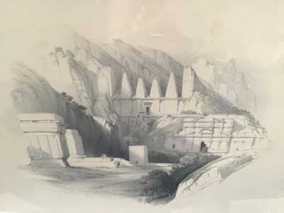 Lot 309 - After David Roberts, three lithographs of Petra