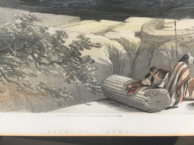 Lot 309 - After David Roberts, three lithographs of Petra