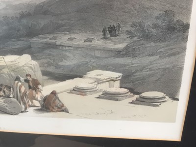 Lot 309 - After David Roberts, three lithographs of Petra