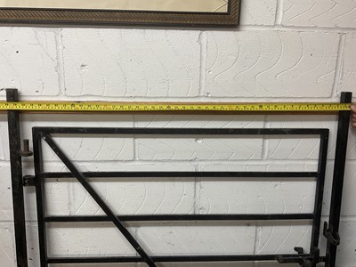 Lot 1050 - Iron gate and hinge post
