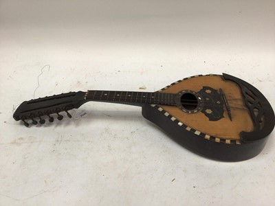 Lot 2244 - Antique mandolin