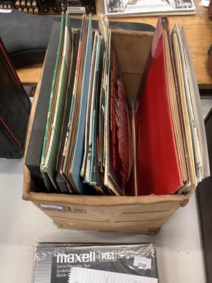 Lot 2248 - Box of LP records including Ray Charles