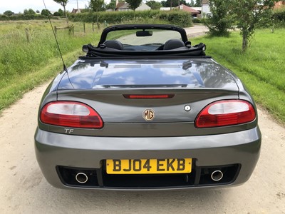 Lot 10 - 2004 MG TF 135, Convertible, 1.8 Litre, 5 speed manual, Reg. No. BJ04 EKB, finished in X Power Grey