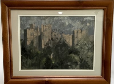 Lot 252 - Aubrey F Sykes (1910-1995) pastel, Framlingham castle