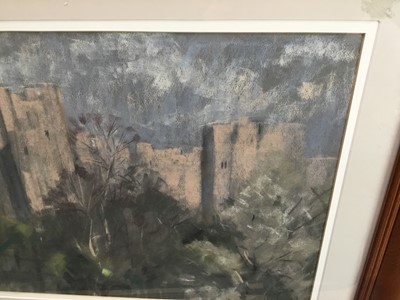 Lot 252 - Aubrey F Sykes (1910-1995) pastel, Framlingham castle