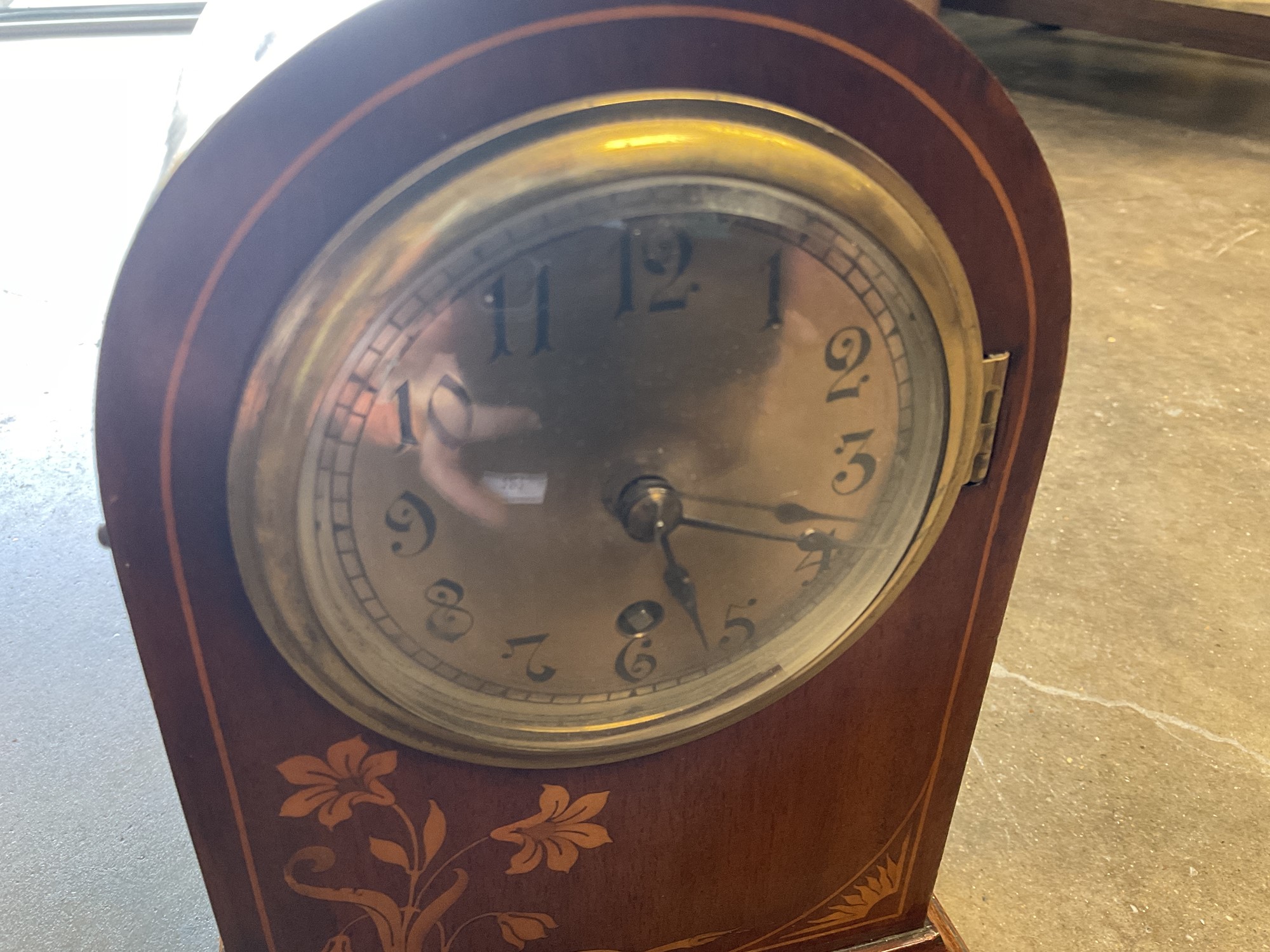 Lot 161 Edwardian wall clock