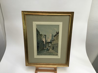 Lot 236 - A Lewis (early 20th century) pair of watercolours - Orientalist scenes