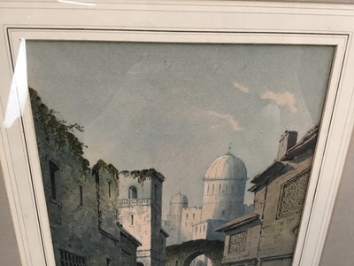 Lot 236 - A Lewis (early 20th century) pair of watercolours - Orientalist scenes