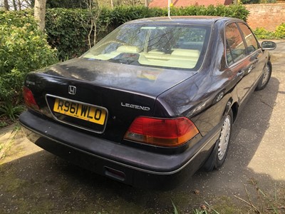 Lot 19 - 1998 Honda Legend 3.5 V6, Saloon, Automatic, finished in purple with grey leather interior