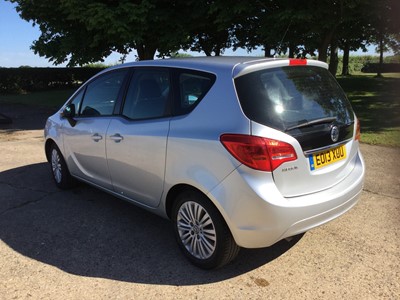 Lot 22 - 2013 Vauxhall Meriva 1.4i 16v Energy 5dr, manual, Reg. No. EO13 XUU, finished in silver.
