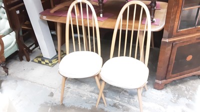 Lot 1286 - Ercol Table and chairs (4)