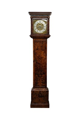 Lot 613 - Thomas Stones, London, Good late 17th Century mulberry cased longcase clock