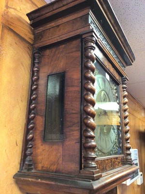 Lot 613 - Thomas Stones, London, Good late 17th Century mulberry cased longcase clock