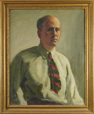 Lot 1295 - *Gerald Spencer Pryse (1882-1956) oil on canvas - Self Portrait, signed, 77 x 60cm, framed