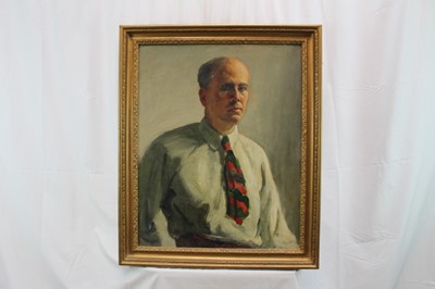 Lot 1295 - *Gerald Spencer Pryse (1882-1956) oil on canvas - Self Portrait, signed, 77 x 60cm, framed