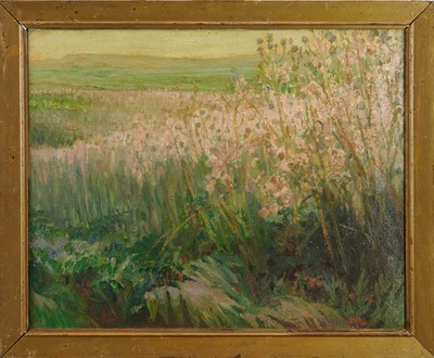 Lot 1026 - *Gerald Spencer Pryse (1882-1956) oil on canvas - Landscape, 51cm x 41cm, framed