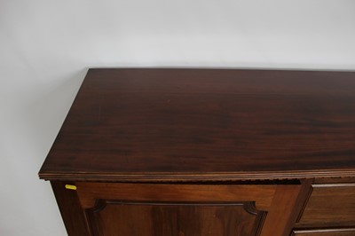 Lot 172 - Edwardian gentleman’s mahogany chest of drawers with integral hanging cupboard