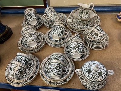 Lot 226 - 19th century continental porcelain tea and coffee service