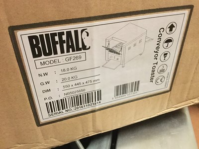 Lot 2 - New Buffalo Conveyor Toaster, model no. GF269, unused and in original box