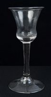 Lot 244 - 18th century Dutch Wine glass with...